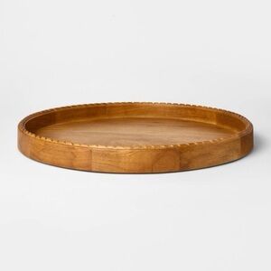 Braided Edge Wood Tray - Light Brown Threshold™ designed with Studio McGee